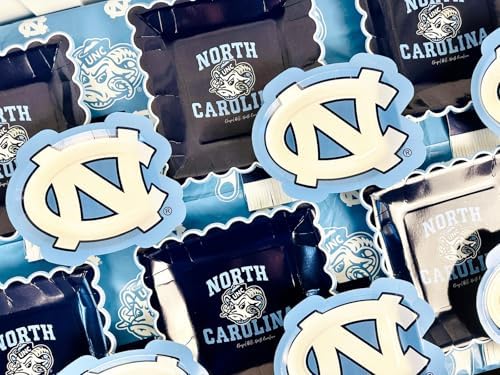UNC Tar Heels Plates Napkins Party Decor Graduation Supplies 37 Pc - Image 5