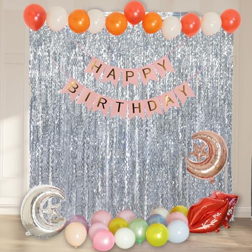 4 Pack 3.3 ft x 6.6 ft Silver Metallic Tinsel Foil Fringe Curtains - Door Streamers for Photo Booth Christmas Day Thanksgiving Wedding New Year Party Decorations - Image 6