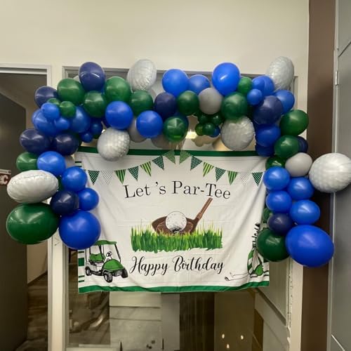 Balloons Green and Navy Blue, 60Pcs 12 Inch Latex Balloons - Image 4