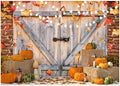 YYNXSY Fall Thanksgiving Backdrop Autumn Pumpkin Harvest 10X8FT YY-2515 by YYNXSYPhotographySupplies