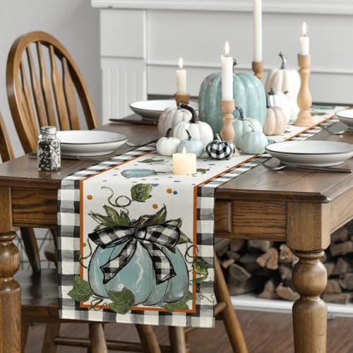 Artoid Mode 210 GSM Fall Table Runner Home Party Decor 13x72 Inch - Image 3