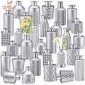 Yaomiao 30 Pcs Glass Bud Vases Centerpieces, Silver Series by Yaomiao