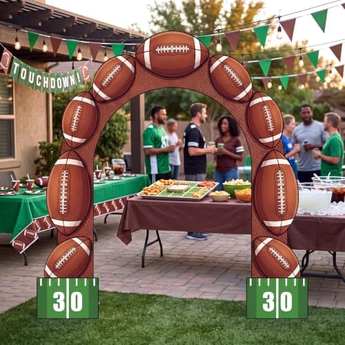 Peryiter 3 Pcs Football Party Decorations Arch Door Banner Set - Image 6