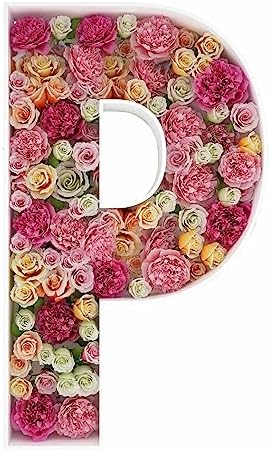 2FT DIY Mosaic Balloon Letter P Frame, Fillable Party Backdrop Decor by JW+Passion+-+Premium+Quality%2C+Made+With+Passion