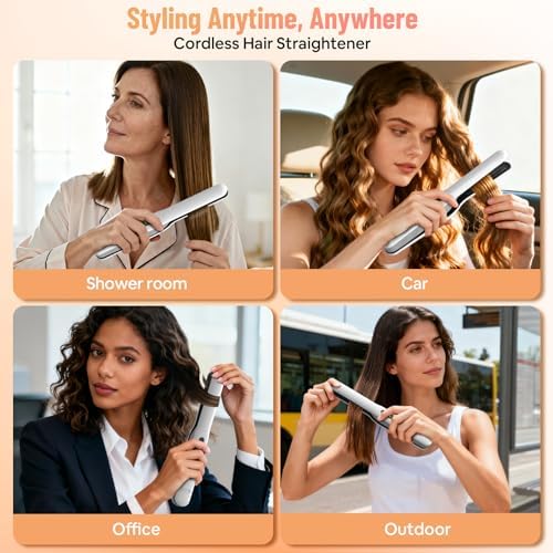 SUNMAY Cordless Hair Straightener & Curler 2-in-1 with Ionic Care - Image 3