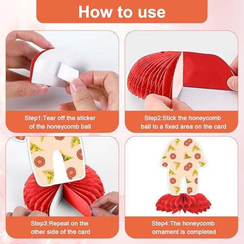 9 Pcs Special Delivery Pizza Baby Shower Party Centerpieces - Image 3