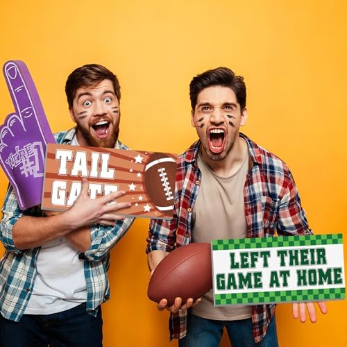 24 Designs Football Photo Booth Props Double Sided, Party Supply - Image 3