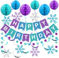 meowtastic Birthday Decorations Happy Birthday Banner with Honeycomb Balls by meowtastic%C2%AE%E2%80%94Idealforyourparty