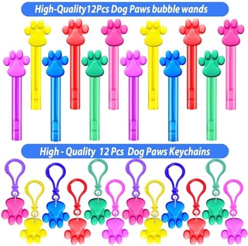PLOUGVI 232Pcs Paw Print Party Favors Supplies Decorations for for Kids Birthday Blue Puppy Theme Birthday Party Favors Goodie Bag Stuffer Pinata Filler Birthday Gifts - Image 5
