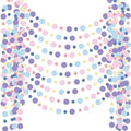 Outus 10 Pieces Dot Garland Banner Hanging, Pastel Rainbow Color by Outus