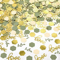 Minatee 400 Pcs Baby Shower Confetti Decorations Table Confetti Dots Gender Reveal Wedding Decor(Classic Color,Wedding Style) by Minatee