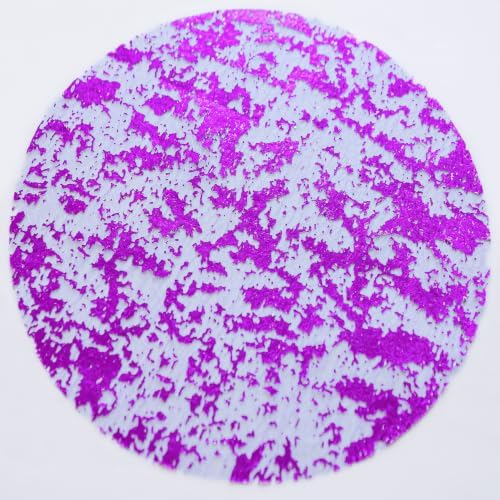 Snowkingdom 50 Pcs Purple Placemats Round Disposable Glitter Charger 13" by Snowkingdom