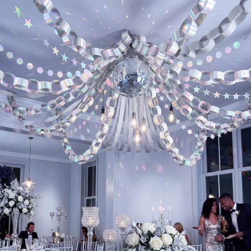TaoBary Disco Party Decorations 300 Sheet Paper Chain - Image 6