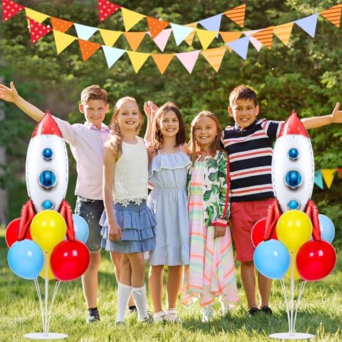 Naozinebi 4 Sets Toy Inspired Birthday Party Balloons Stand Kit Story Decor - Image 5