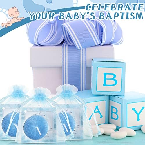 Geosar 50 Sets Baby Shower Party Favors,Blue - Image 6