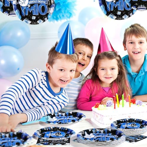 96 Pcs 10th Birthday Decorations for Boys 10 Year Old Birthday Serves 24 - Image 6
