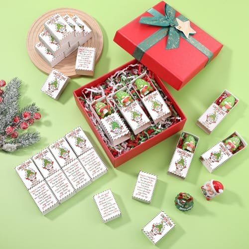 36 Sets Christmas Positive Gifts Gnome Party Favors with Boxes - Image 5