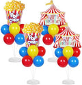 Naozinebi 4 Sets Carnival Circus Birthday Party Balloons Stand Kit Decor by Naozinebi