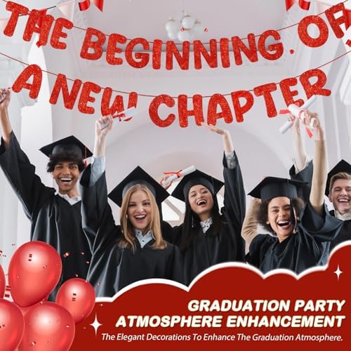 Fulmoon Pre Strung the Beginning of a New Chapter Banner, Red - Image 4