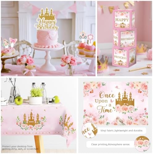 Princess Birthday Party Decorations, All-in-One Set for 20 Guests - Image 6