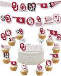 Oklahoma Sooners Party Decorations Graduation OU Decor 42 Pcs by PartyKandyDecorGifts