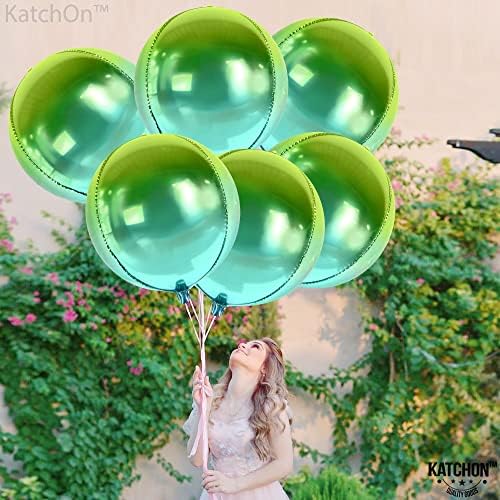 KatchOn Green Balloons - 22 Inch, Pack of 6, Green Party Decorations - Image 2