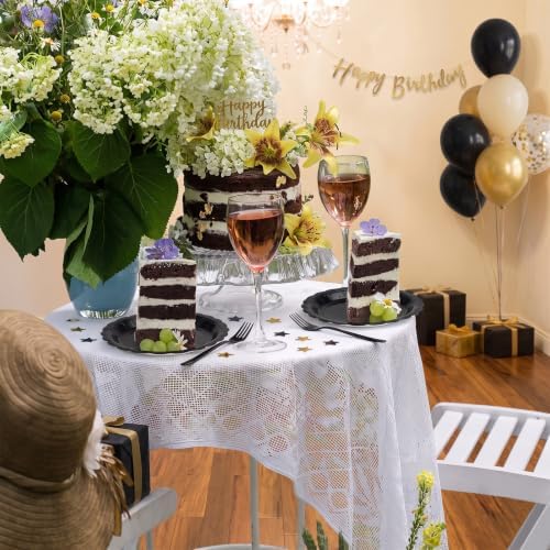 40 Pcs Black Scalloped Paper Plates 7Inch - Image 6