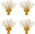 4 Pack Gold Silver Star Spray Centerpiece, Wedding Birthday by Unknown