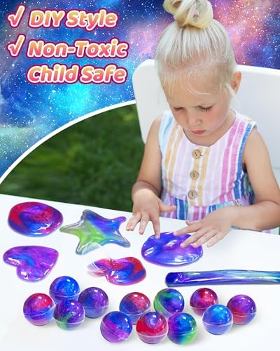24 Pack Galaxy Slime Party Favors Classroom Prizes for Kids Teens 4-8, 8-12 - Image 4
