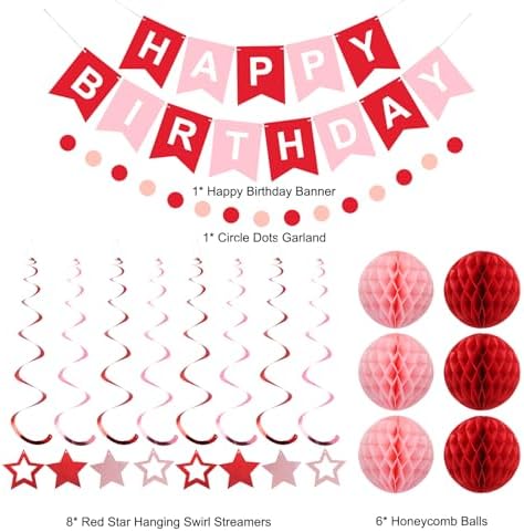 meowtastic Birthday Decorations Happy Birthday Banner with Honeycomb Balls - Image 6