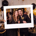 Beeveer 40 x 30 in Large Photo Booth Selfie Frame Props,White Horizontal by Beeveer