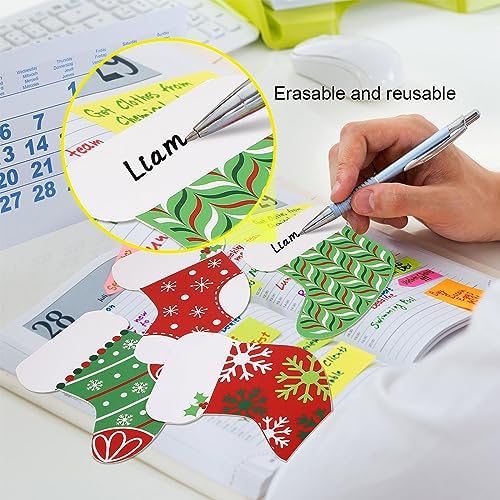 Blulu 80pcs Christmas Cutouts Winter Bulletin Board, Stocking Chic - Image 3