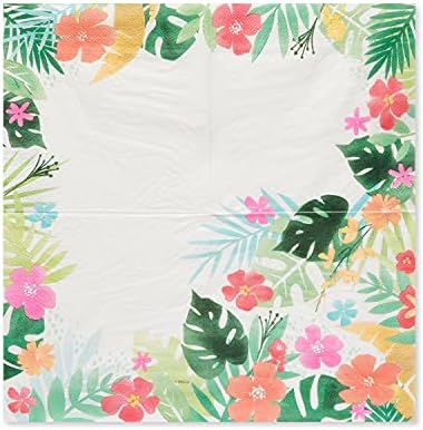 American Greetings Tropical Luau Party Supplies for BBQs and All Summer Parties, Lunch Napkins (50-Count) - Image 2