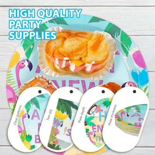 96Pcs Bach Island Bachelorette Party Decorations, Serve 24 - Image 6