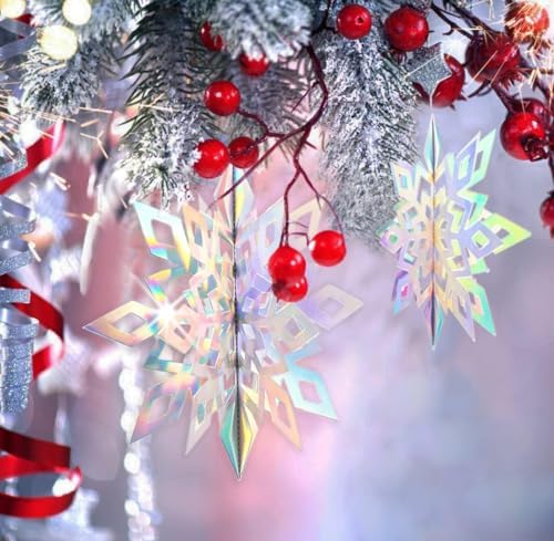 Christmas Hanging Snowflakes for Winter Wonderland Frozen Party Decorations - Image 4
