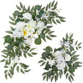 Wedding Arch Decorations 2 Pack, Artificial Hanging Flowers by Ovveroche