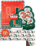Miami Hurricanes Party Supplies, Decorations, Plates & Napkins Decor 37 Pc by PartyKandyDecorGifts