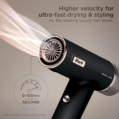 Shark SpeedStyle Pro Ionic Hair Dryer, Scalp Shield, Fine-Medium, HD731 - Image 3