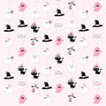 Ceenna 9 Pcs Halloween Pink Baby Shower Decoration Boo Paper Garland by Ceenna