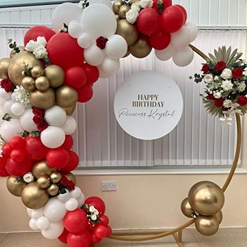 Voircoloria 130pcs Red Balloons Garland Arch Kit, 18 12 10 5 Inch - Image 4