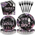 Grencian 96Pcs Halloween Ghouls Bachelorette Party Decorations, Serve 24 by Grencian