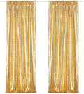 Poise3EHome Gold Sequin Backdrop Curtains,2 Panels 2FTx8FT Glitter Background for Party Halloween Birthday Party Baby Shower Wedding Christmas Thanksgiving Holiday Festival Decor by Poise3EHome