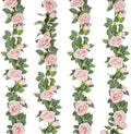 TELDRASSIL 4Pcs(26 FT) Artificial Rose Vine Fake Flower Garland Fake Silk Rose Hanging Vine for Wedding Party Background Arch Garden Background Decoration (Pink) by Teldrassil