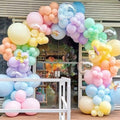 PartyWoo Pastel Light Baby Pale Balloon Arch Kit 140pcs Different Sizes by PartyWoo