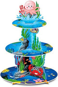 BenLouis 3Tier Under the Sea Cupcake Stand Birthday Party Decorations by BenLouis