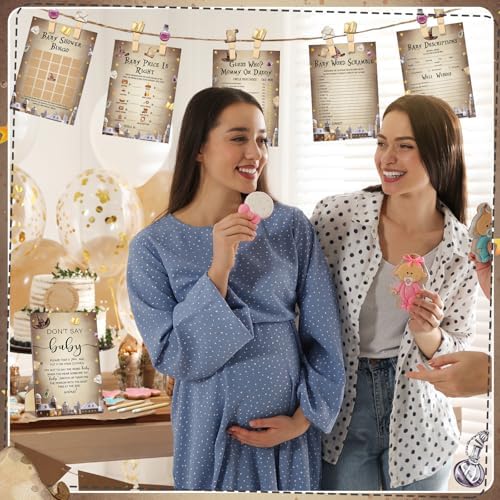 Patelai 321 Pcs Baby Shower Games Supplies, Magical Wizard - Image 6