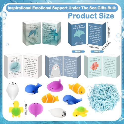 20 Sets Positive Gifts Animal Birthday Party Favors with Support Boxes - Image 2