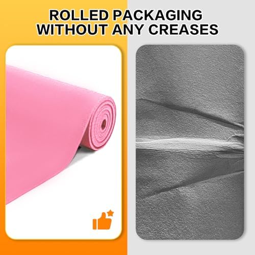Pink Carpet Runner for Party, Premium 160 GSM Felt Non-Woven Fabric Runway Rug for Party Wedding & Special Events,Rolled Package Without Creases (Pink, 3X15 ft) - Image 5