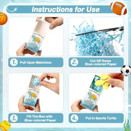 25 Sets Sportball Gifts Sport Team Christmas Party Favors - Image 3