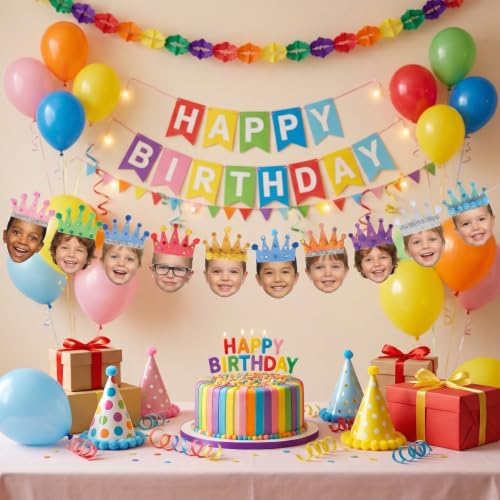 192 Pcs DIY Face Banner Kit Fun to One Birthday Decoration - Image 6